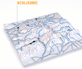 3d view of Ocolişu Mic