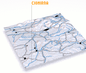 3d view of Ciomîrna