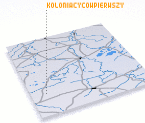 3d view of Kolonia Cyców Pierwszy