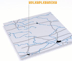 3d view of Wólka Plebańska