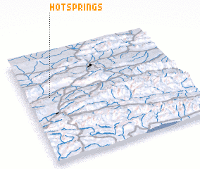 3d view of Hot Springs