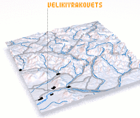 3d view of Velikiy Rakovets