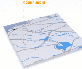 3d view of Sääksjärvi