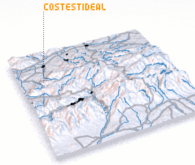 3d view of Costeşti-Deal