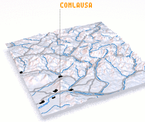 3d view of Comlăuşa