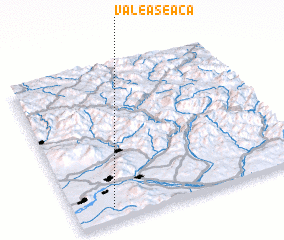 3d view of Valea Seacă