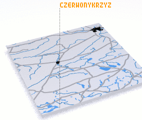 3d view of Czerwony Krzyź