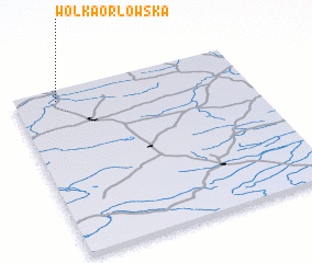 3d view of Wólka Orłowska