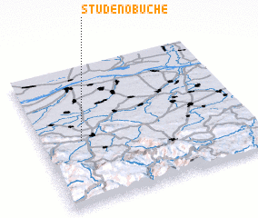 3d view of Studeno Buche