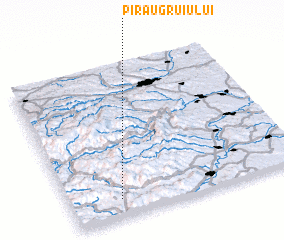 3d view of Pîrău Gruiului