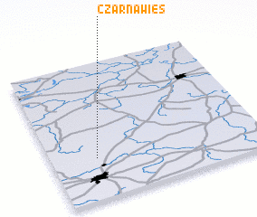 3d view of Czarna Wieś