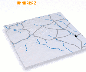 3d view of Umm Ḩarāz