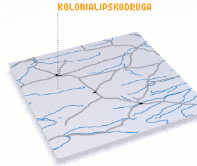 3d view of Kolonia Lipsko Druga