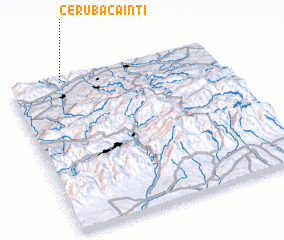 3d view of Ceru-Băcăinţi