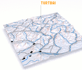 3d view of Turţ-Băi