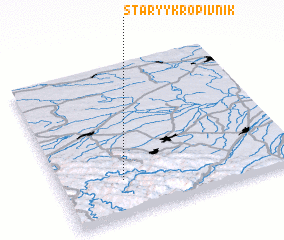 3d view of Staryy Kropivnik