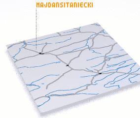 3d view of Majdan Sitaniecki