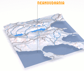 3d view of Néa Moudhaniá