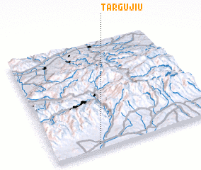 3d view of Târgu Jiu