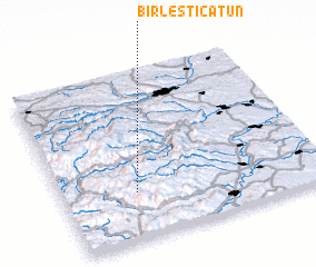 3d view of Bîrleşti-Cătun