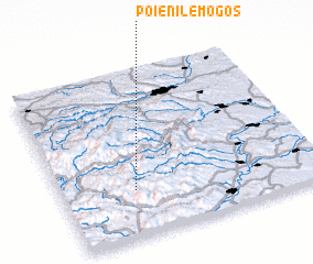 3d view of Poienile-Mogoş