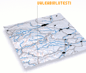 3d view of Valea Bîrluţeşti