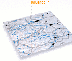 3d view of Valea Coma