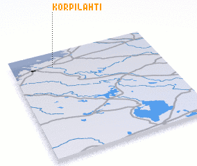 3d view of Korpilahti