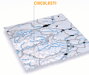 3d view of Ciuculeşti