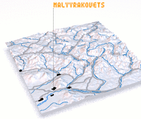 3d view of Malyy Rakovets