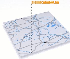 3d view of Siennica Nadolna