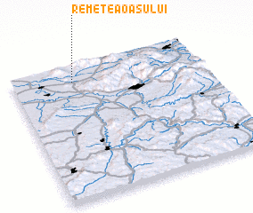 3d view of Remetea Oaşului