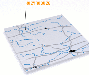 3d view of Kozyno Duże