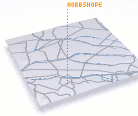 3d view of Hobbʼs Hope