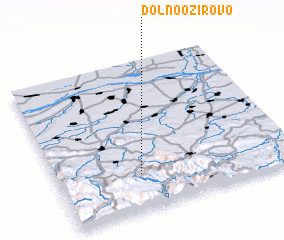 3d view of Dolno Ozirovo