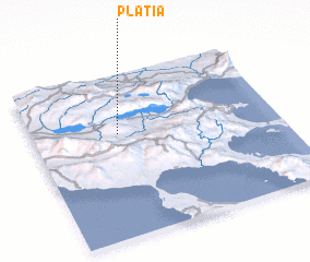 3d view of Platía