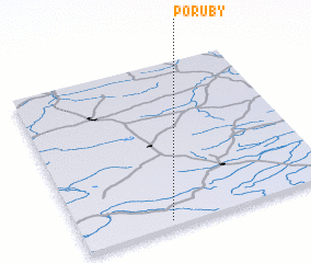 3d view of Poruby