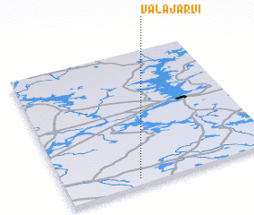 3d view of Valajärvi