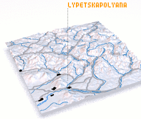 3d view of Lypetsʼka Polyana