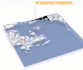 3d view of Áyios Konstandínos