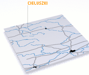 3d view of Ciełuszki