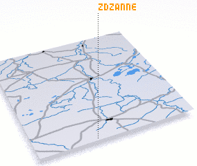 3d view of Żdżanne