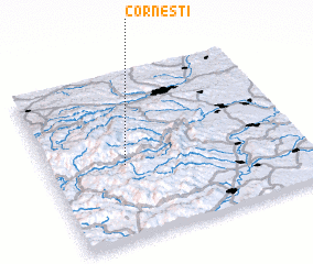 3d view of Corneşti