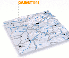 3d view of Călineşti-Oaş