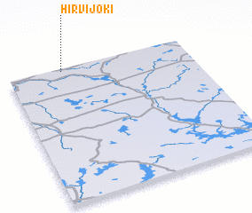 3d view of Hirvijoki