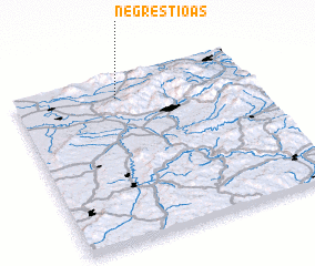 3d view of Negreşti-Oaş