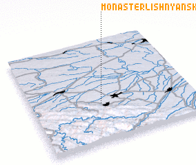 3d view of Monaster Lishnyanskiy