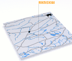 3d view of Mikniškiai