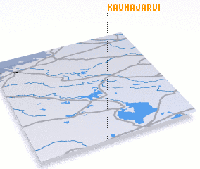 3d view of Kauhajärvi