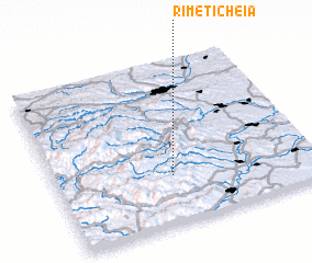 3d view of Rîmeţi-Cheia